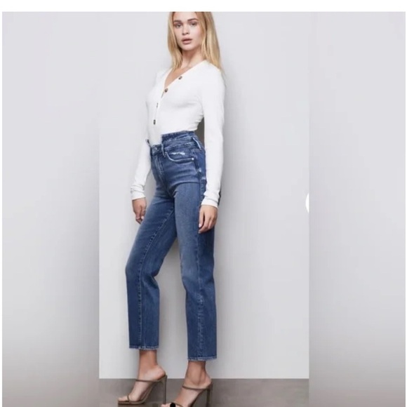 Good American Good Vintage Jean / Double Waistband - Picture 2 of 6